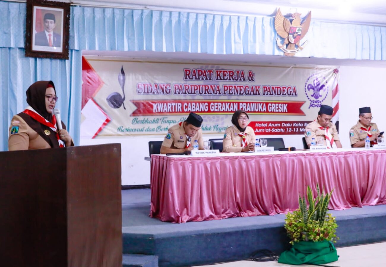 Ciptakan Program Unggulan Pramuka, Kwarcab Gresik Gelar Rakercab dan Sidparcab Tahun 2023