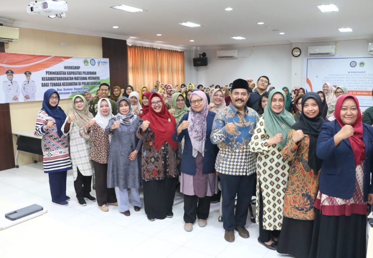 Komitmen Turunkan Stunting Serta Kematian Ibu dan Bayi di Bawean, Dinas Kesehatan Bersama FK Unair Gelar Workshop Kegawatdaruratan Maternal Neonatal