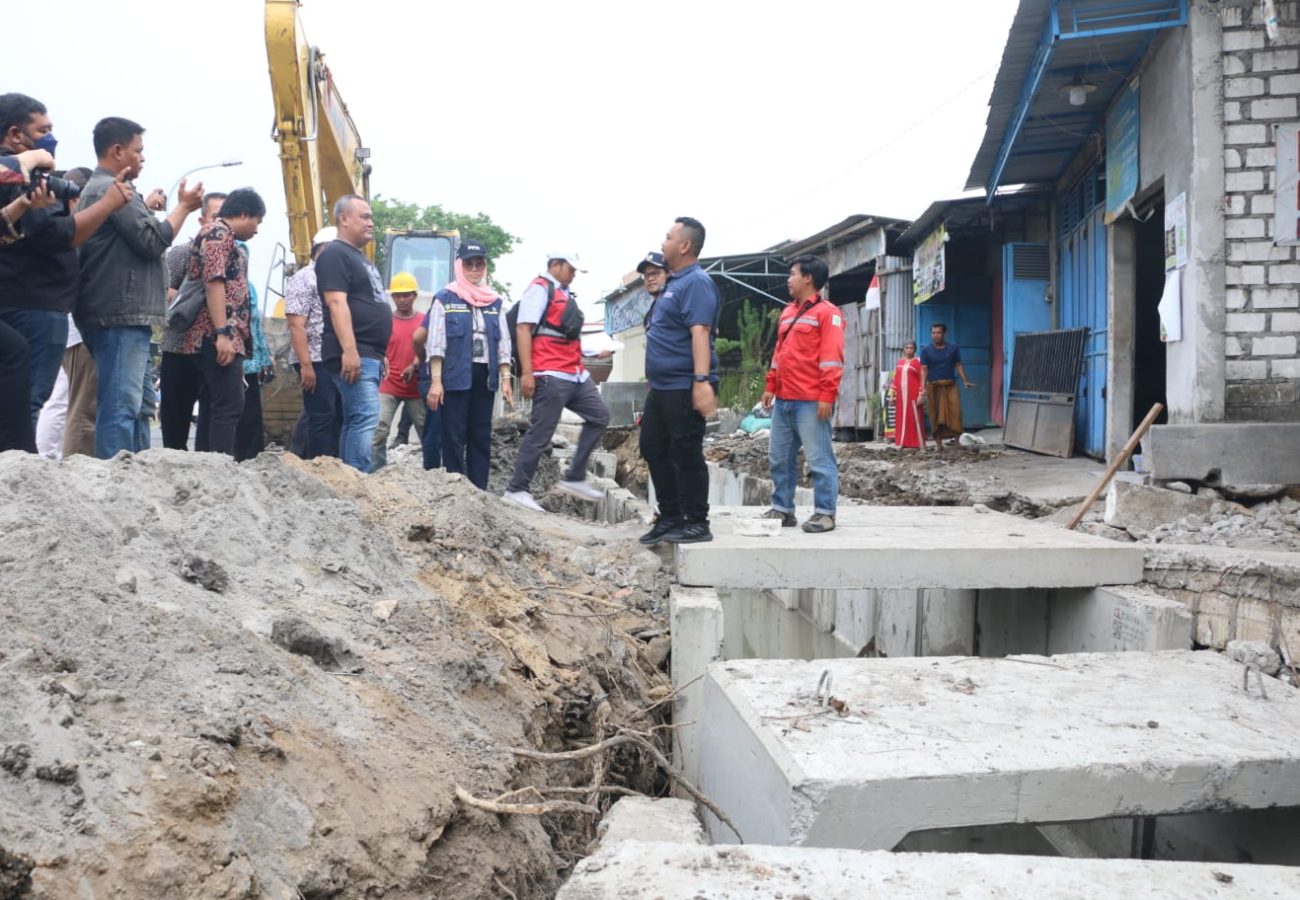 Sudah Mencapai 64,80%, Proyek Drainase Benjeng-Balongpanggang Jadi Ikhtiar Gus Yani Dalam Penanganan Banjir
