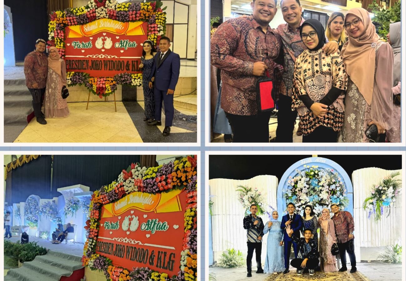 Suasana Penuh Kebahagiaan dan Keberkahan Menyelimuti Pernikahan Alfaa dan Farah