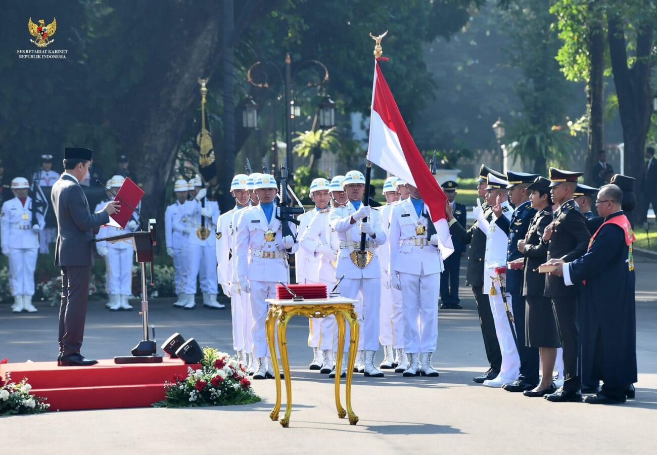 Upacara Praspa, Jokowi: Perwira TNI-Polri Jadilah Pembelajar Cepat dan Terampil