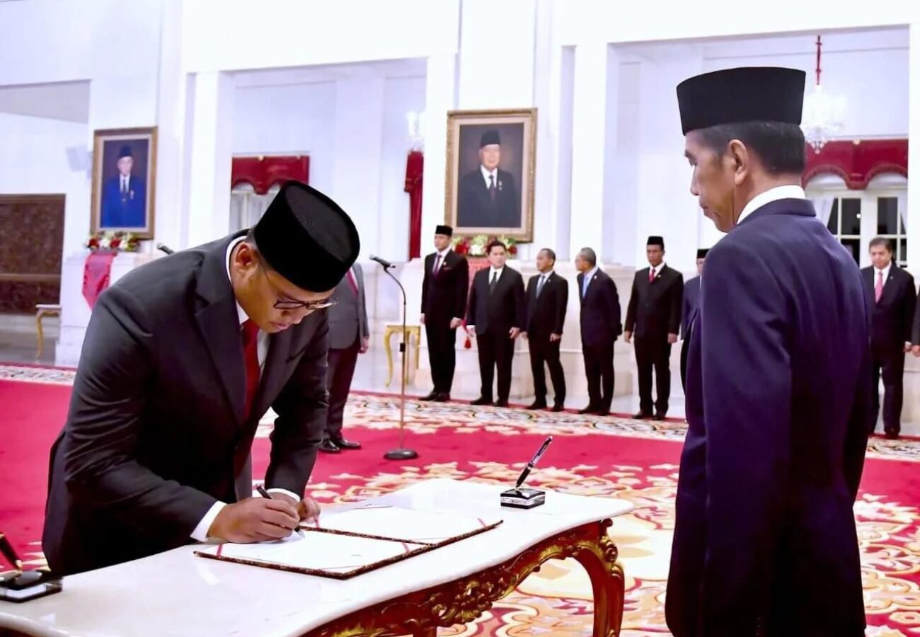 Presiden Joko Widodo Melantik Tiga Orang Wakil Menteri Kabinet Indonesia Maju