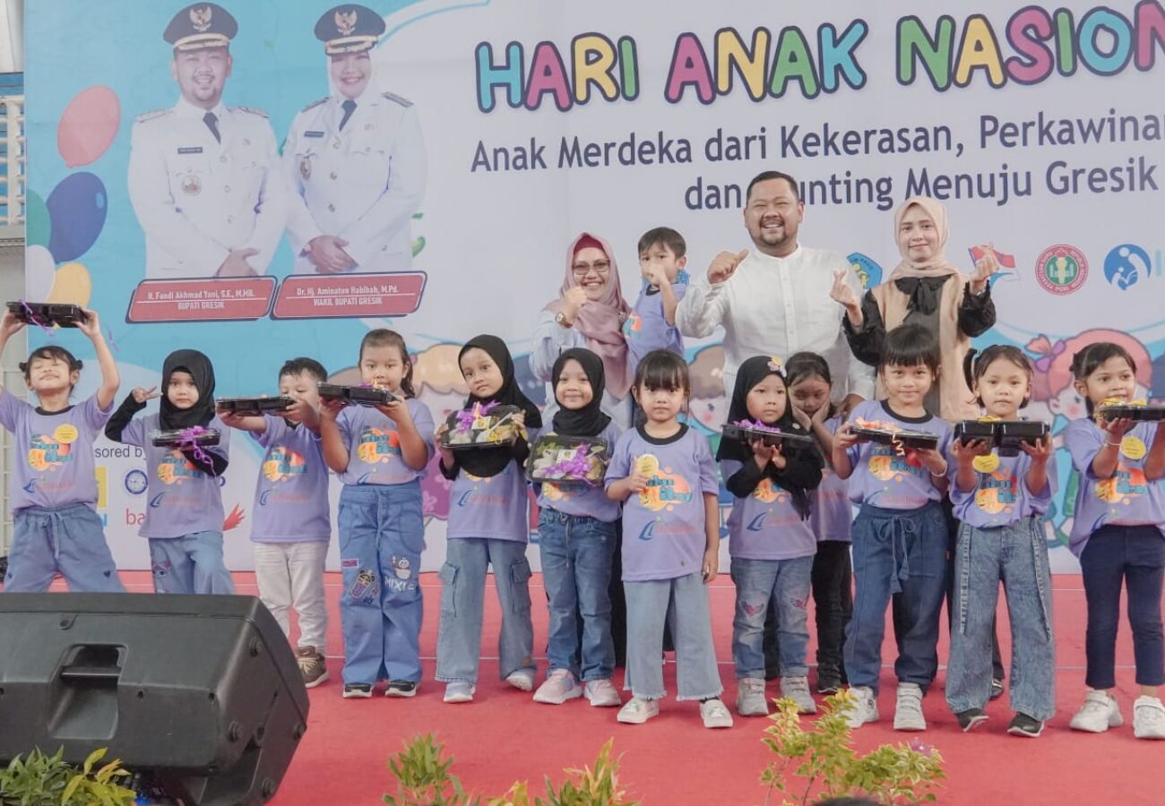 Peringati Hari Anak Nasional 2024, Bupati Gresik Ajak Penuhi Empat Pilar Hak Anak