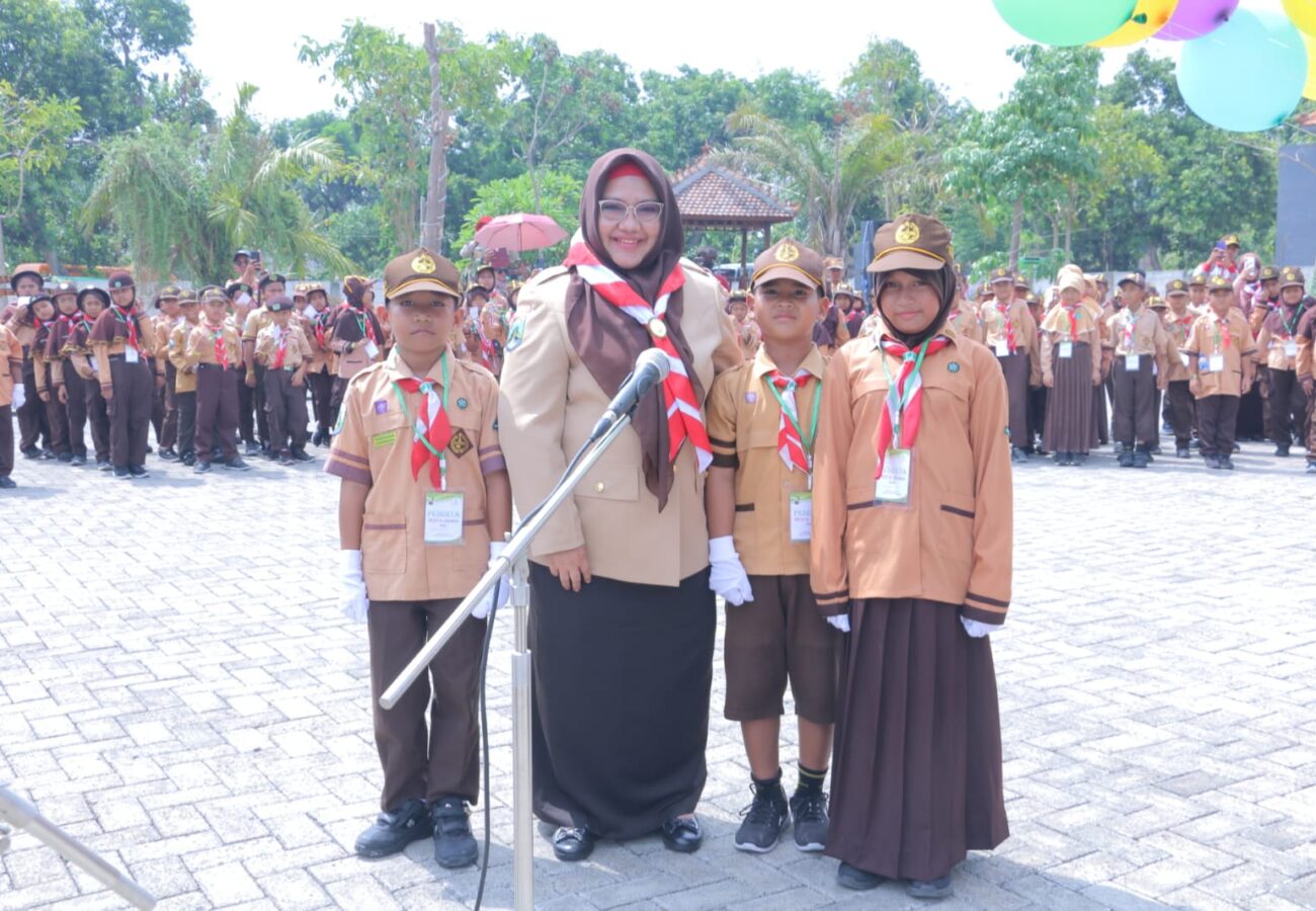Pesta Siaga Kwartir Cabang Pramuka Gresik, Ajarkan Kemandirian dan Kreatifitas Anak Sejak Dini