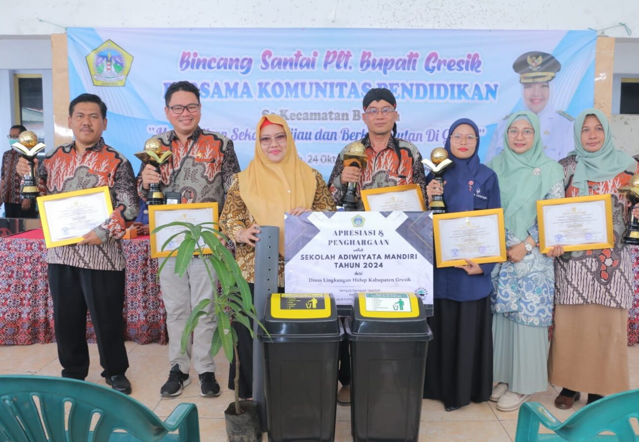 Bincang Santai di Bungah, Plt. Bupati Gresik Dorong Komunitas Pendidikan Wujudkan Sekolah Hijau dan Berkelanjutan