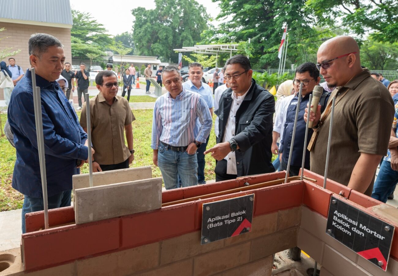 Pengembang Properti Nasional Kian Optimis Dukung Program 3 Juta Rumah Usai Kunjungi Rumah Contoh Bata Interlock Presisi SIG