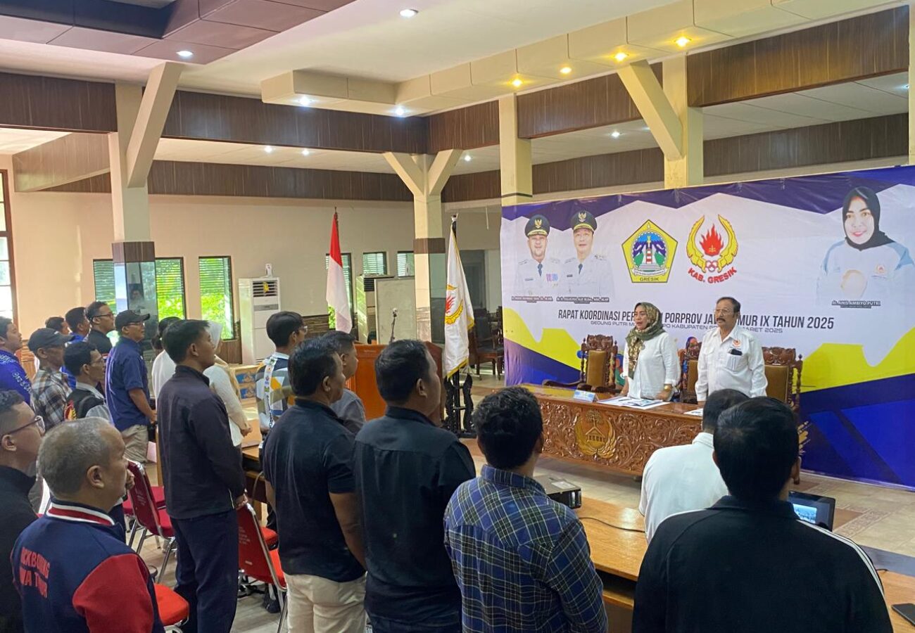 KONI Gresik Gelar Rapat Koordinasi Persiapan Porprov Jatim IX Tahun 2025