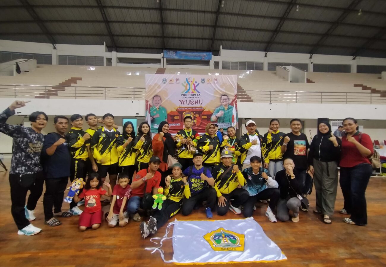 Wushu Sanda Gresik Raih 1 Emas dan 2 Perunggu di Porprov Jatim IX