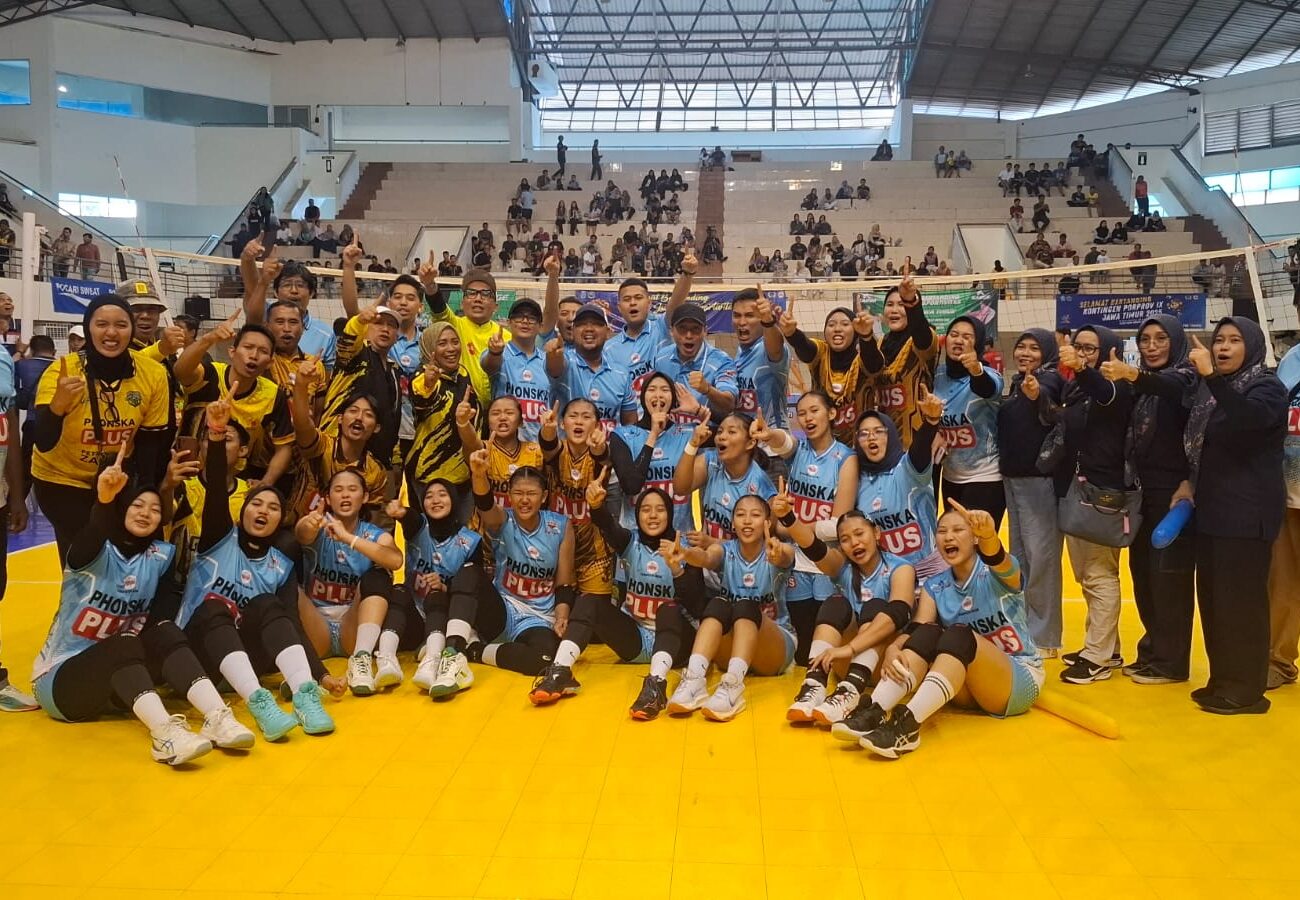 Usung Misi Revans, Voli Putri Gresik Raih Emas Tumbangkan Surabaya di Final Bola voli Indoor Putri Porprov IX Jatim 2025