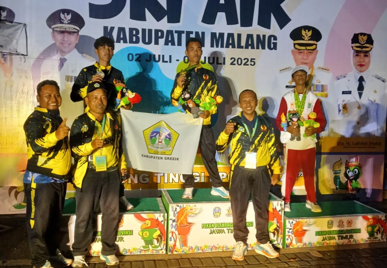 Kejutan, Pertama Kali Ikut Porprov Cabor Sky Air Sumbang 5 Medali Untuk Kontingen Gresik