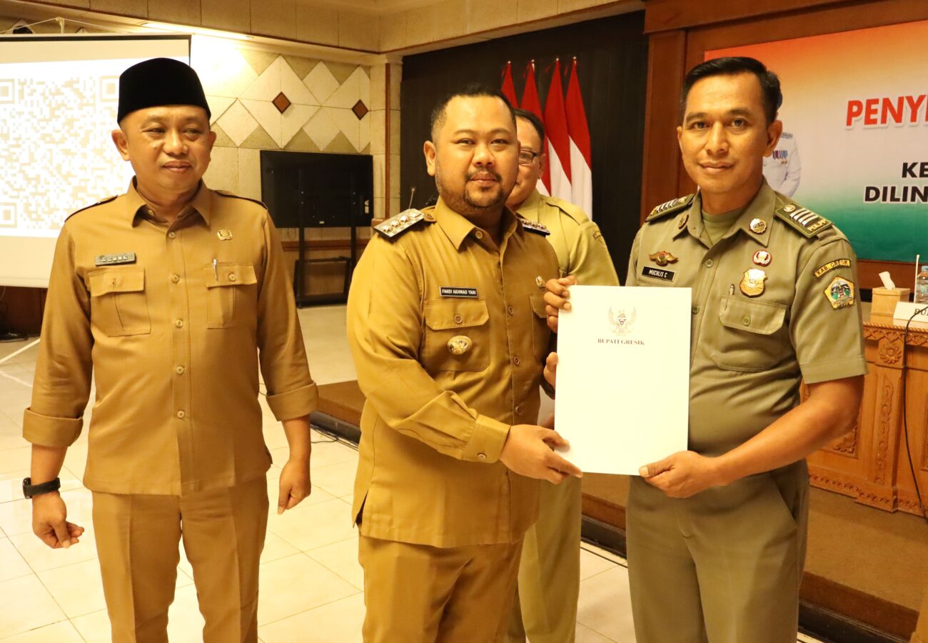 414 ASN Gresik Naik Pangkat, Bupati Yani: Prioritaskan Talenta dan Kinerja