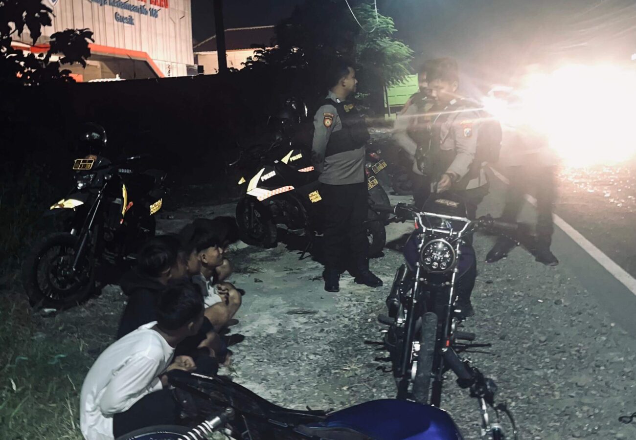 Gerak Cepat Polres Gresik Gagalkan Rencana Balap Liar di Kedamean, Amankan Enam Pemuda