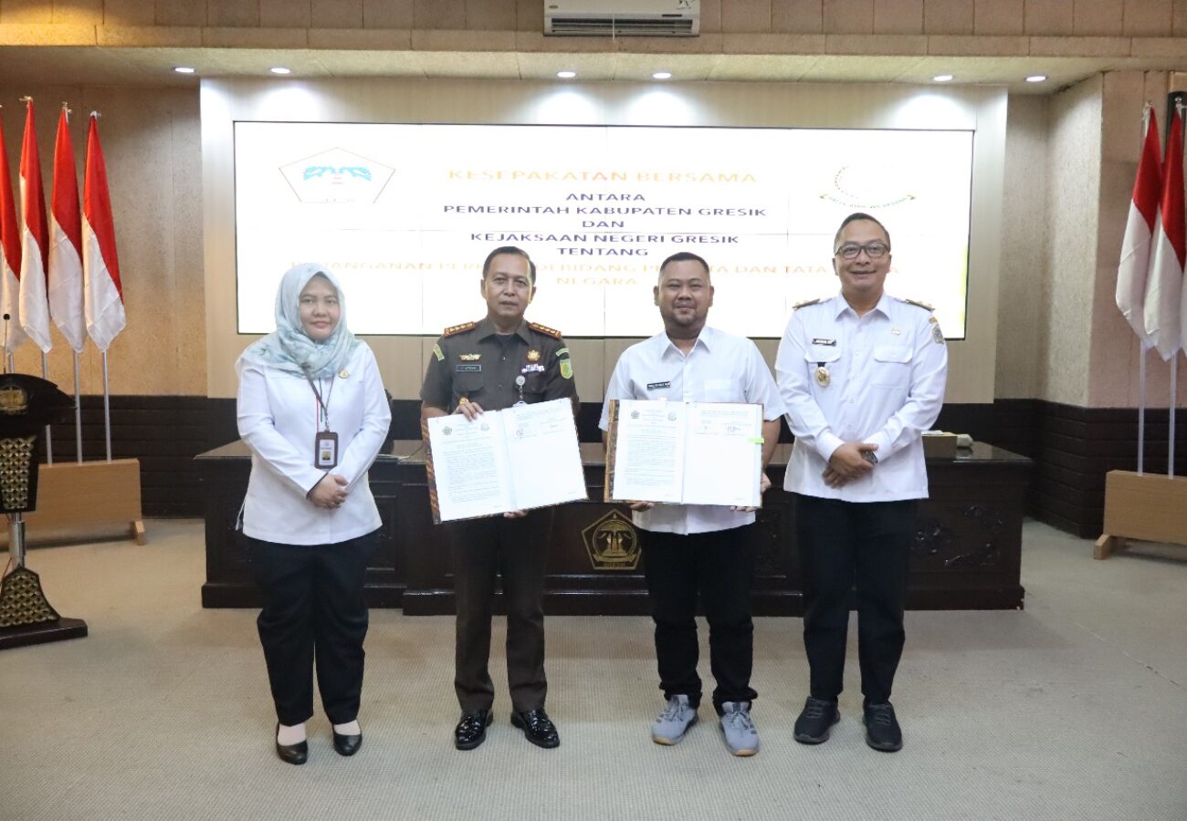 Fokus pada Pengembalian Aset Daerah, Pemkab Gresik dan Kejari Sepakat Perkuat Penanganan Hukum Perdata dan TUN