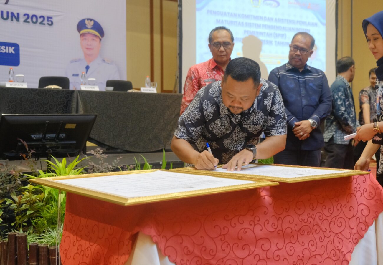 Bersama Inspektorat Gresik, Bupati Yani Buka Asistensi SPIP Untuk Tata Kelola Yang Lebih Akuntabel