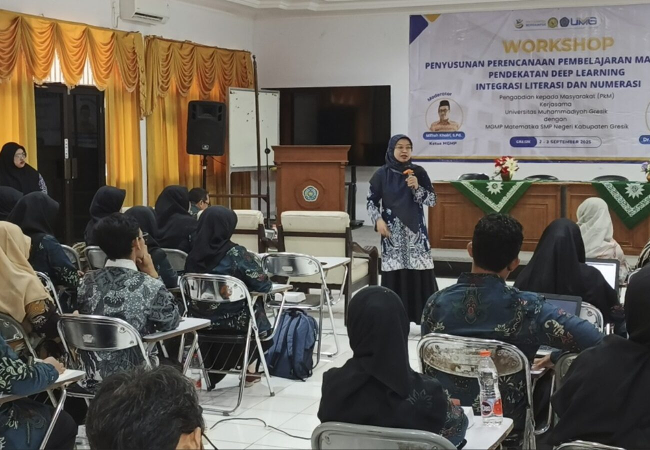 Tim PkM FKIP UMG Dorong Literasi dan Numerasi Siswa SMP di Gresik Melalui Pendampingan Pembelajaran Mendalam