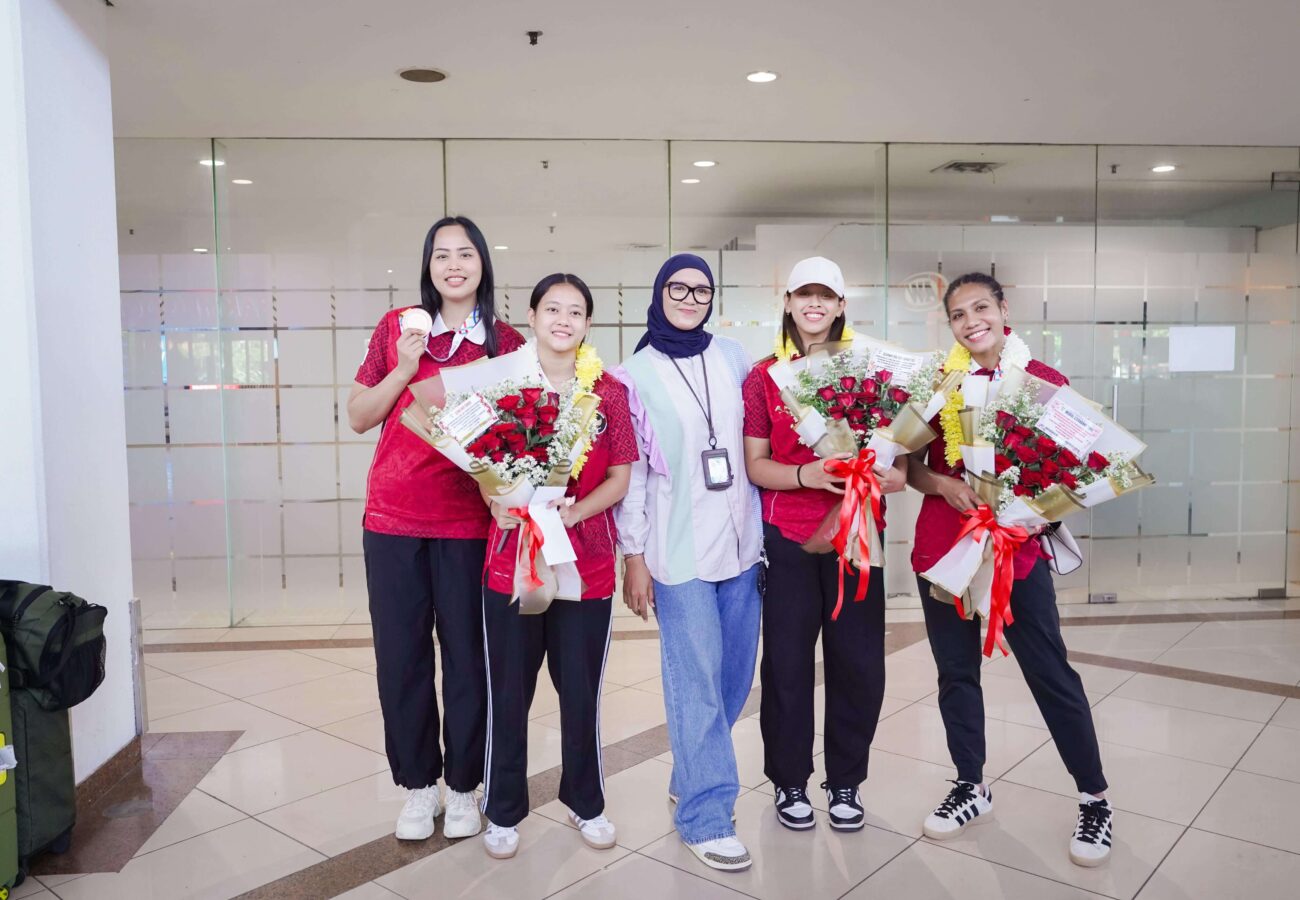 Tiga Atlet Voli Putri Gresik Raih Medali Perunggu SEA Games Thailand