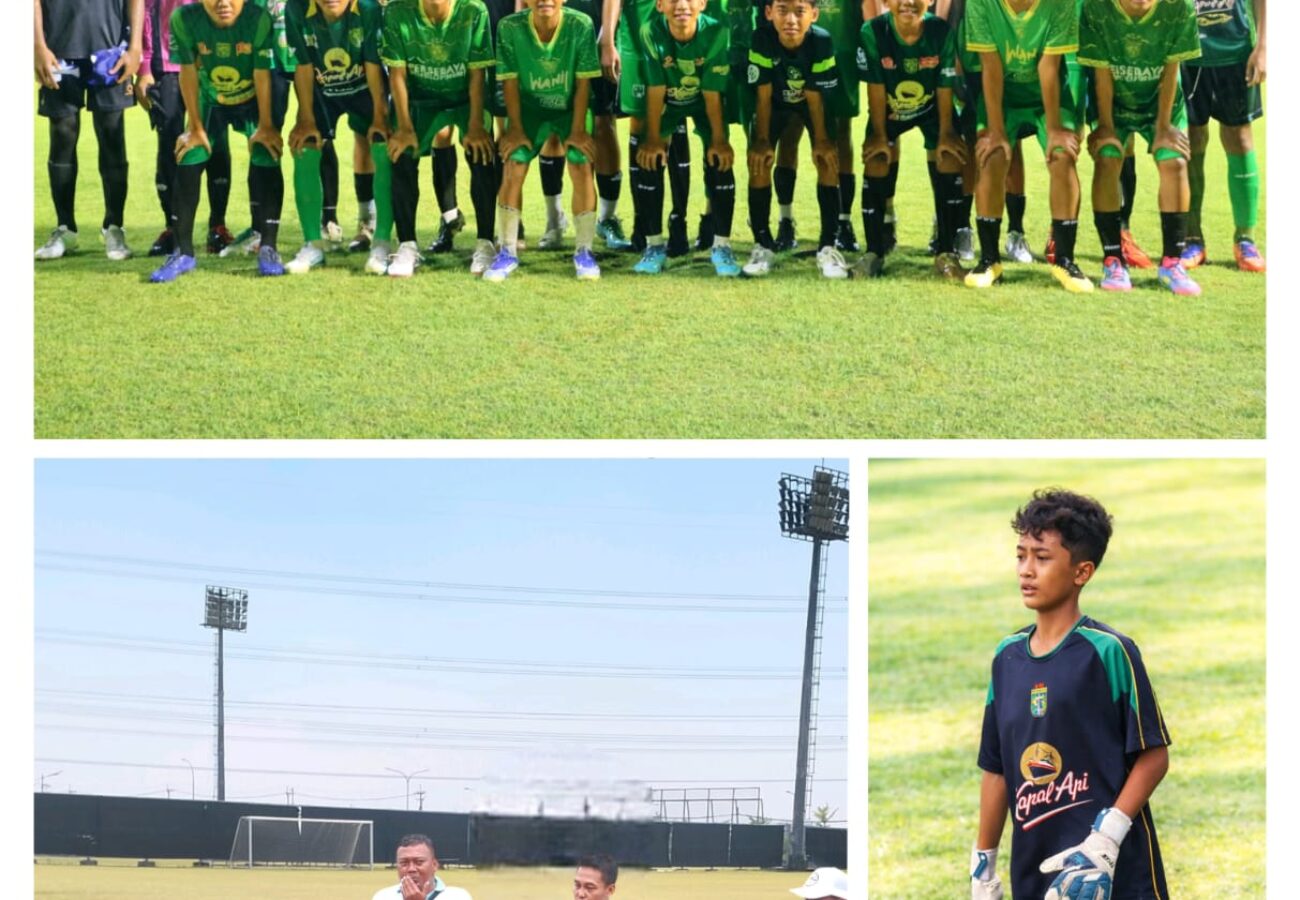 TC Persebaya Soeratin U13 di Lapangan ABC GBT, Senin 23 Februari 2026