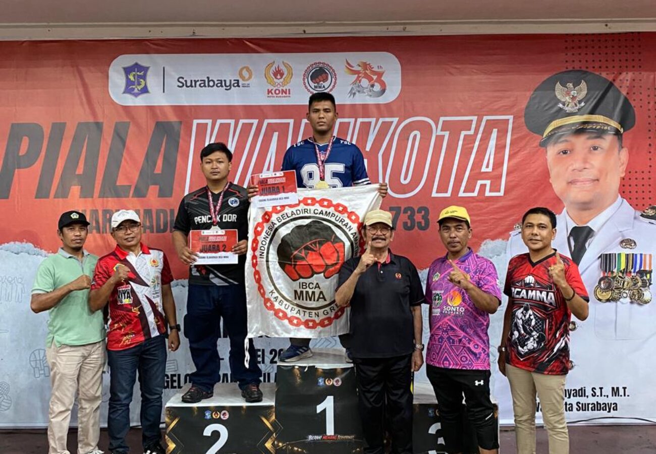IBCA MMA Gresik Hattrick Juara Umum di Kejurprov Jatim 2026