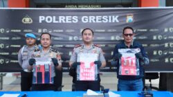 Polres Gresik Bongkar Peredaran Sabu Sistem Ranjau di wilayah selatan, Dua Kurir Dibekuk dengan Barang Bukti 38 Gram